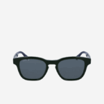 Men Lacoste V0ZN2347 Green 300 Rectangle Acetate Textile Touch Sunglasses