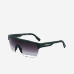 Men Lacoste V0ZN2349 Matte Green 301 Active Sunglasses - Image 3