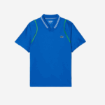 Men Lacoste V0ZN234 Blue KXB Tennis x Daniil Medvedev Polo - Image 4