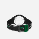 Men Lacoste V0ZN2350 Black 000 Neocroc Black Silicone Strap Watch - Image 3