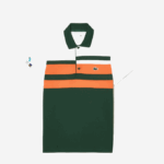Men Lacoste V0ZN239 White Orange Green T0I Sport Miami Open Edition Stripe Polo - Image 4