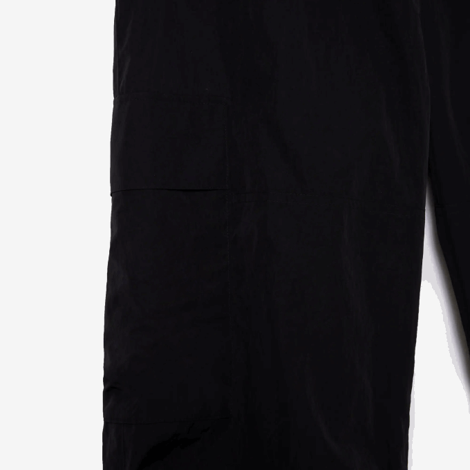 Men Lacoste V0ZN23 Black 031 Relaxed Fit Water-Repellent Track Pants - Image 6