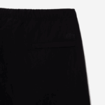 Men Lacoste V0ZN23 Black 031 Relaxed Fit Water-Repellent Track Pants - Image 7