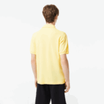 Men Lacoste V0ZN241 Yellow 107 Original L.12.12 Polo - Image 2
