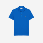 Men Lacoste V0ZN242 Blue KXB Original L.12.12 Slim Fit Polo - Image 3