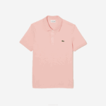 Men Lacoste V0ZN243 Pink KF9 Original L.12.12 Slim Fit Polo - Image 2