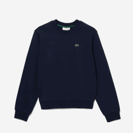 Men Lacoste V0ZN2460 Navy Blue 166 Unbrushed Fleece Sweatshirt