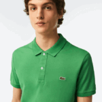 Men Lacoste V0ZN248 Green L94 Original L.12.12 Slim Fit Polo - Image 2