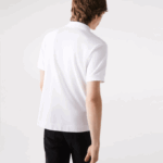 Men Lacoste V0ZN249 White 001 Original L.12.12 Polo with heavy cotton pique - Image 3