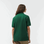 Men Lacoste V0ZN252 Green 132 Original L.12.12 Polo with heavy cotton pique - Image 2
