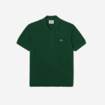 Men Lacoste V0ZN252 Green 132 Original L.12.12 Polo with heavy cotton pique - Image 3