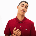 Men Lacoste V0ZN258 Bordeaux 476 Regular Fit Pima Cotton Polo - Image 4