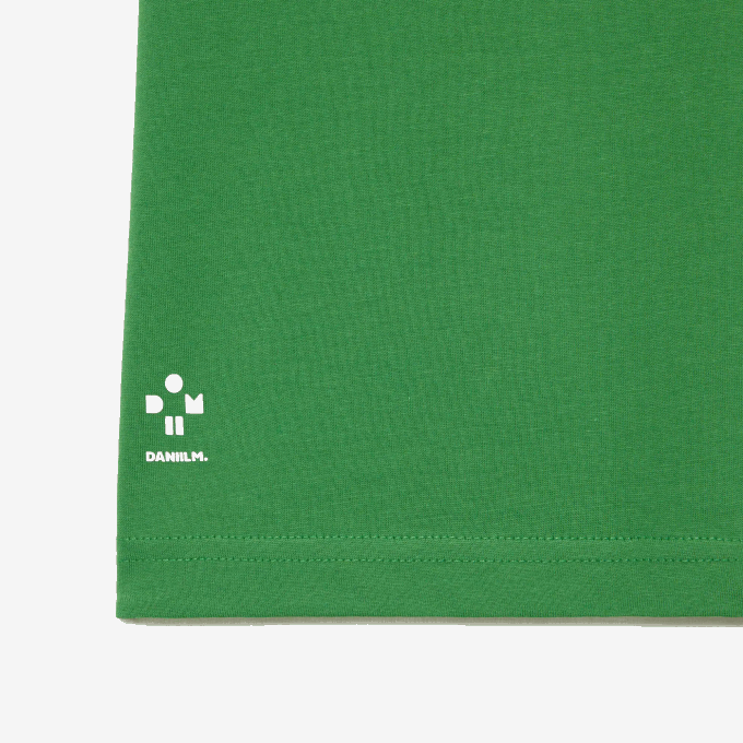 Men Lacoste V0ZN25 Blue Green White Yellow BUC Tennis x Daniil Medvedev Jersey T-Shirt - Image 5
