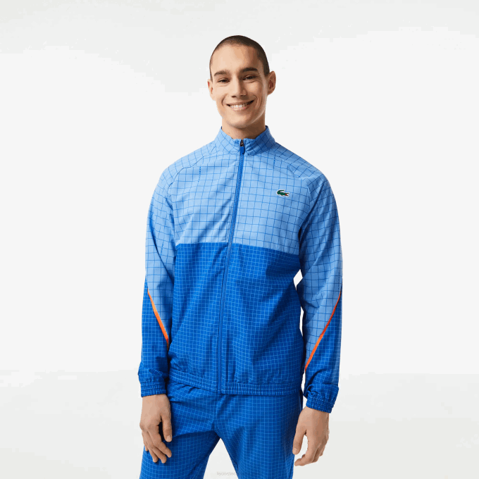 Men Lacoste V0ZN269 Blue YIQ Tennis x Novak Djokovic Jogger Set - Image 2