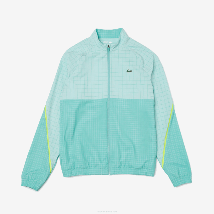 Men Lacoste V0ZN270 Light Green CR5 Tennis x Novak Djokovic Jogger Set - Image 2