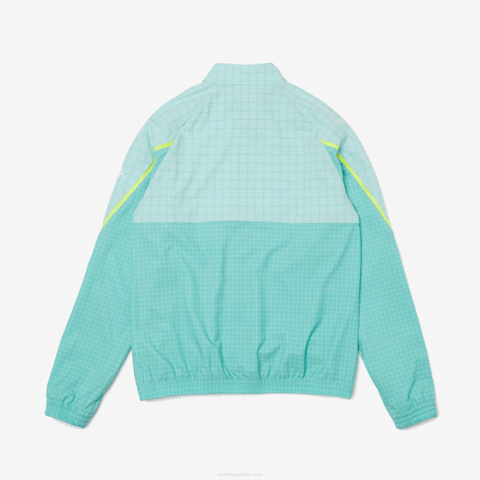 Men Lacoste V0ZN270 Light Green CR5 Tennis x Novak Djokovic Jogger Set - Image 4