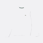 Men Lacoste V0ZN272 White 001 Organic Brushed Cotton Sweatshirt - Image 4