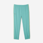 Men Lacoste V0ZN27 Light Green White Yellow XIA Tennis High Neck Jogger Set - Image 7
