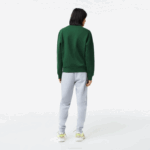Men Lacoste V0ZN281 Green 132 Organic Brushed Cotton Sweatshirt - Image 3