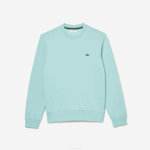 Men Lacoste V0ZN285 Mint LGF Organic Brushed Cotton Sweatshirt - Image 2