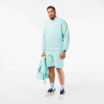 Men Lacoste V0ZN285 Mint LGF Organic Brushed Cotton Sweatshirt - Image 4