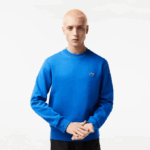 Men Lacoste V0ZN286 Blue KXB Organic Brushed Cotton Sweatshirt