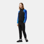 Men Lacoste V0ZN28 Black Blue Yellow AYF Tennis High Neck Jogger Set