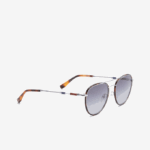 Men Lacoste V0ZN2913 Matte Silver 045 Oval Metal Novak Djokovic Collection Sunglasses - Image 6