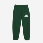 Men Lacoste V0ZN292 Green 132 Organic Cotton Track Pants - Image 4