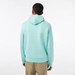 Men Lacoste V0ZN294 Mint LGF Organic Cotton Hooded Sweatshirt - Image 2