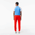 Men Lacoste V0ZN307 Red S5H Tennis Abrasion-Resistant Track Pants - Image 3