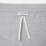 Men Lacoste V0ZN308 Grey Chine CCA Unbrushed Fleece Track Pants - Image 5