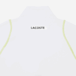 Men Lacoste V0ZN311 White Yellow WUI Tennis x Daniil Medvedev Zipped Sweatshirt - Image 4