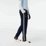 Men Lacoste V0ZN315 Black/White HHW Regular Fit Track Pants - Image 2