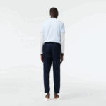 Men Lacoste V0ZN315 Black/White HHW Regular Fit Track Pants - Image 3