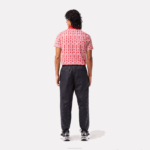 Men Lacoste V0ZN318 Black 031 Monogram Print Track Pants - Image 3