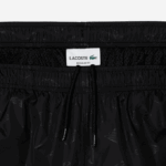 Men Lacoste V0ZN318 Black 031 Monogram Print Track Pants - Image 6