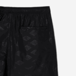 Men Lacoste V0ZN318 Black 031 Monogram Print Track Pants - Image 7