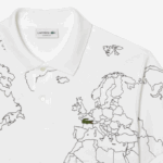 Men Lacoste V0ZN32 White 001 Original L.12.12 Printed Organic Cotton Polo - Image 2