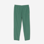 Men Lacoste V0ZN331 Khaki Green KX5 Regular Fit Water-Repellent Trackpants - Image 4