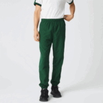 Men Lacoste V0ZN333 Green 132 Regular Fit Water-Repellent Trackpants - Image 7