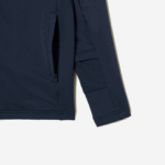 Men Lacoste V0ZN335 Blue XIE SPORT Zipped High-Neck Hooded Sweatshirt - Image 5