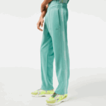 Men Lacoste V0ZN337 Green 3A4 Regular Fit Pique Track Pants - Image 2