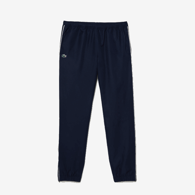 Men Lacoste V0ZN342 Beige Navy Blue White 8X2 Tennis Regular Fit Jogger Set - Image 6