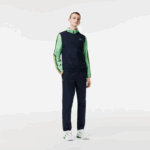 Men Lacoste V0ZN343 Navy Blue Green WTI Tennis Regular Fit Jogger Set