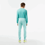Men Lacoste V0ZN345 Mint LGF Tapered Fit Fleece Trackpants - Image 3