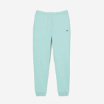 Men Lacoste V0ZN345 Mint LGF Tapered Fit Fleece Trackpants - Image 4