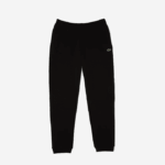 Men Lacoste V0ZN347 Black 031 Tapered Fit Fleece Trackpants - Image 4