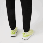 Men Lacoste V0ZN347 Black 031 Tapered Fit Fleece Trackpants - Image 6