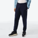 Men Lacoste V0ZN348 Navy Blue 166 Tapered Fit Fleece Trackpants - Image 2